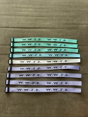 Set of 9 W.W.J.D. Bracelets